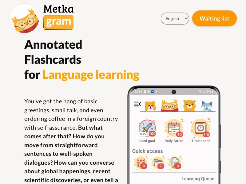 Annotated Flashcards