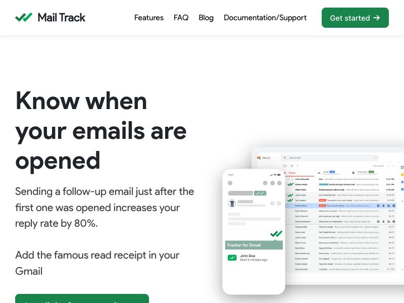 Mail Track for Gmail