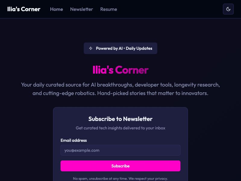Ilia's Corner