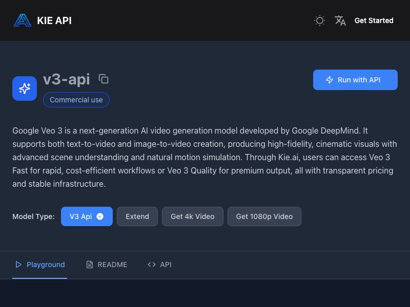 Kie.ai: Affordable, Stable Veo 3 API