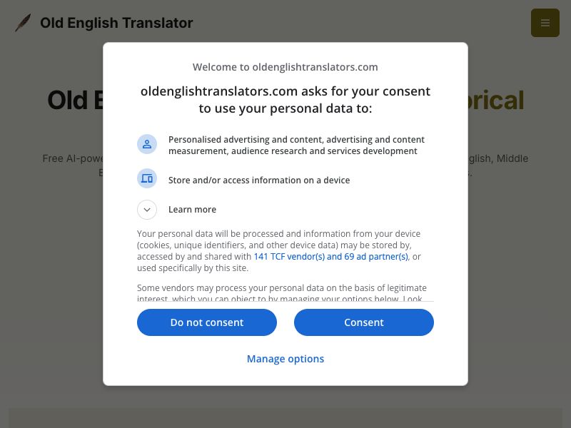 Old English Translator